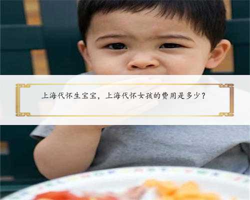 上海代怀生宝宝，上海代怀女孩的费用是多少？
