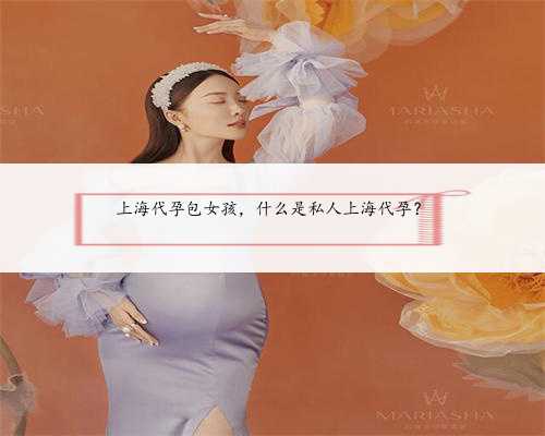 上海代孕包女孩，什么是私人上海代孕？