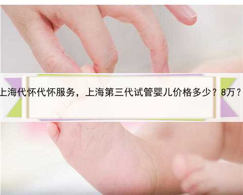 上海代怀代怀服务，上海第三代试管婴儿价格多少？8万？
